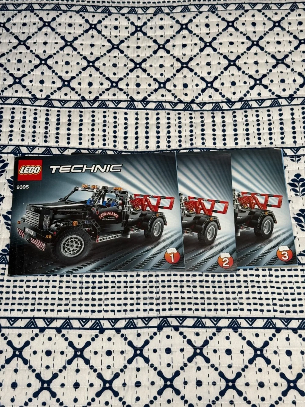 LEGO Technic Pick-Up Tow Truck (Set 9395) and Power Functions Motor (Set 8293)